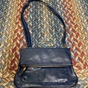 Joy Susan Navy Blue Purse Handbag Crossbody Practical Office Utility